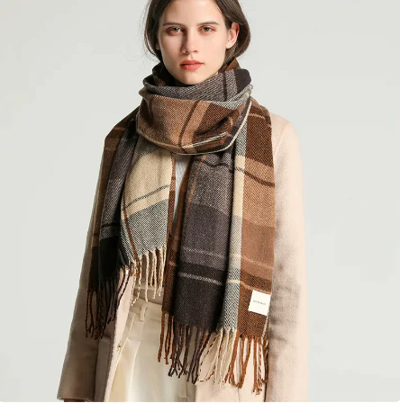 Sciarpa in IM Cashmere Quadri